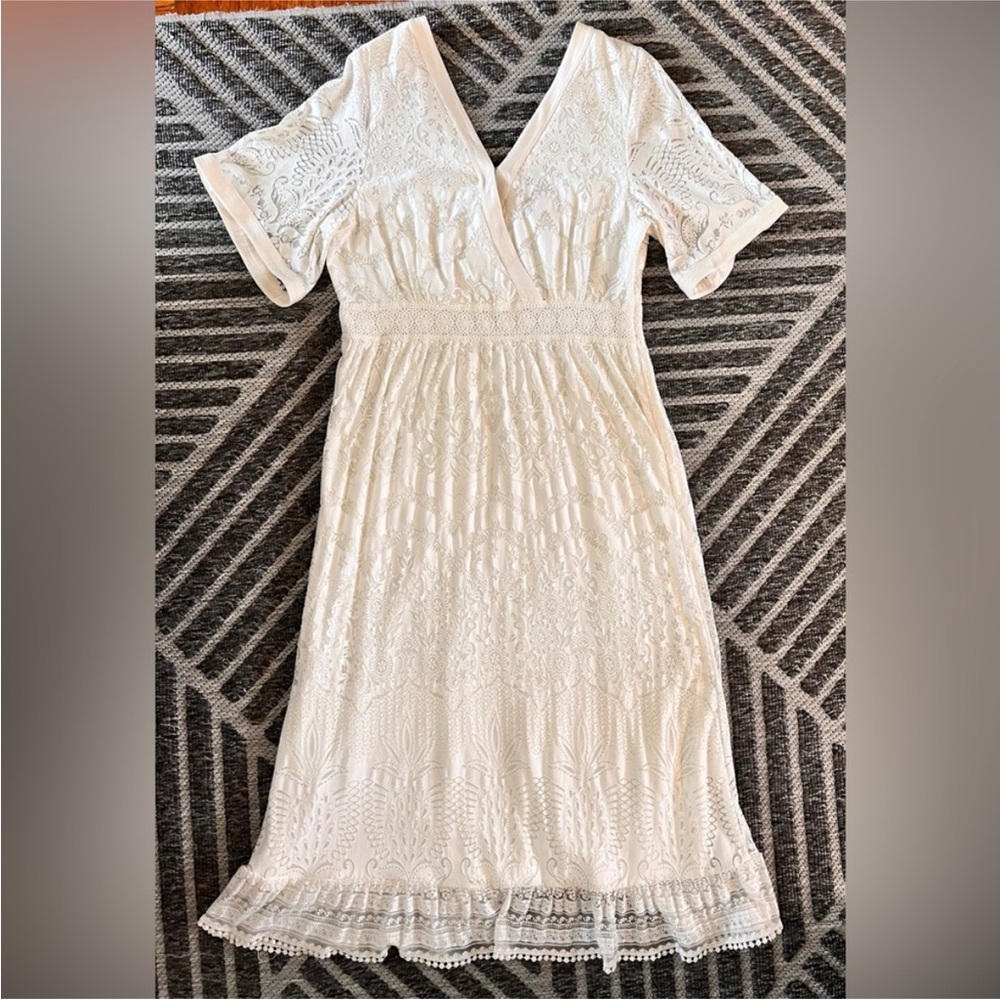 Farm Rio for Anthropologie Devore Dress (L) - Picture 4 of 8